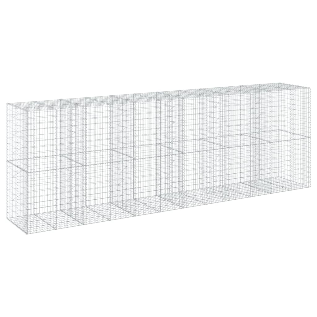 Schanskorf 600x100x200 cm gegalvaniseerd ijzer zilverkleurig is nu te koop bij PeponiXL, paradijselijk wonen!