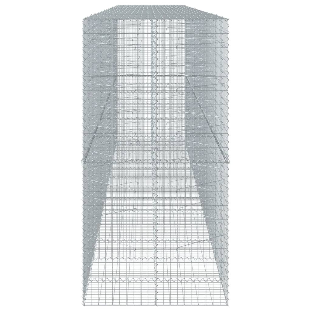 Schanskorf 650x100x200 cm gegalvaniseerd ijzer zilverkleurig is nu te koop bij PeponiXL, paradijselijk wonen!