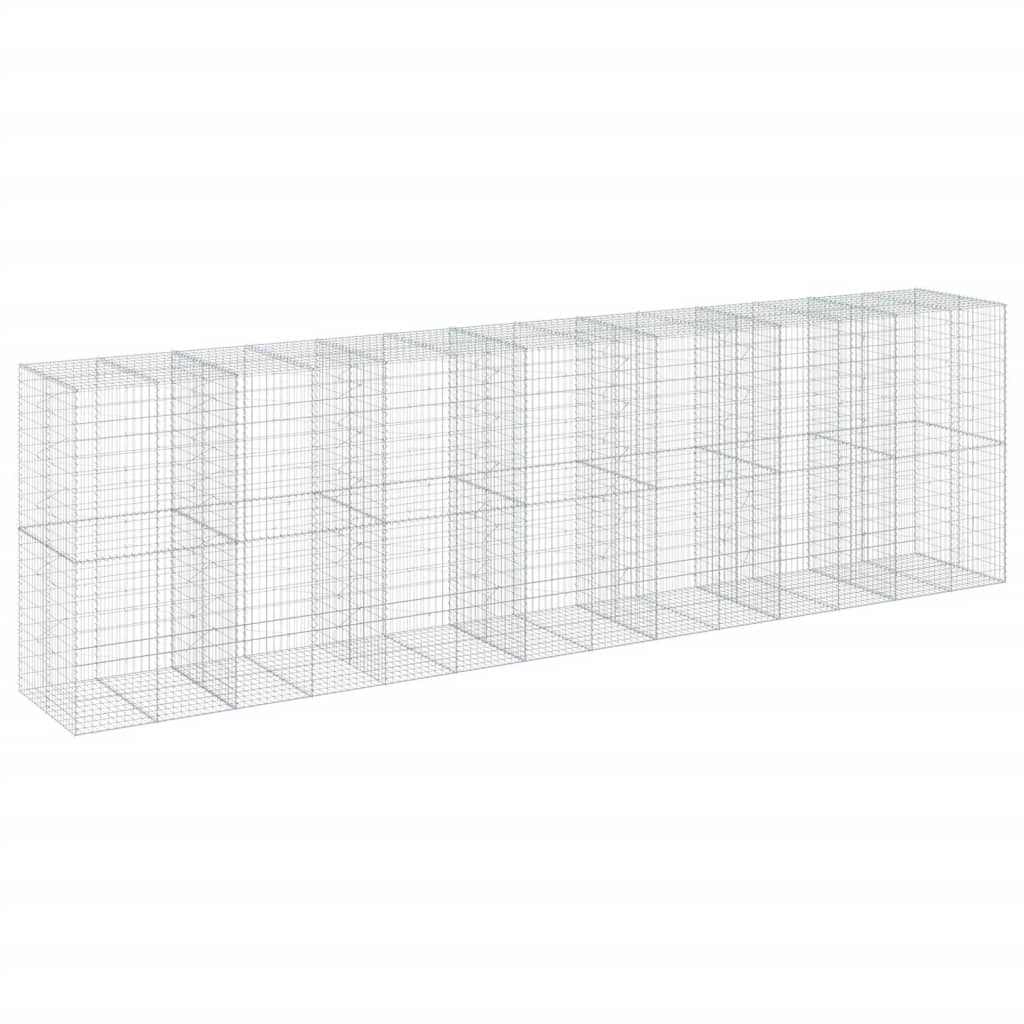 Schanskorf 700x100x200 cm gegalvaniseerd ijzer zilverkleurig is nu te koop bij PeponiXL, paradijselijk wonen!
