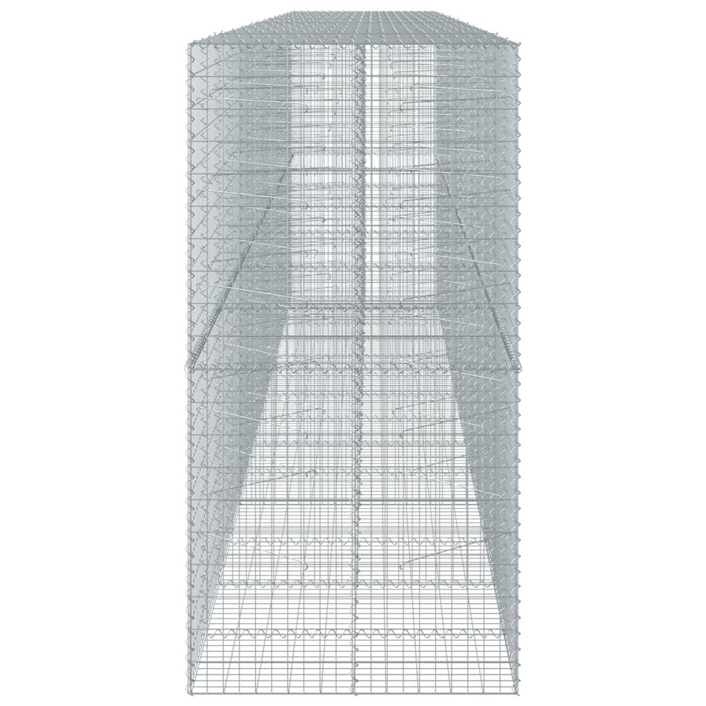 Schanskorf 700x100x200 cm gegalvaniseerd ijzer zilverkleurig is nu te koop bij PeponiXL, paradijselijk wonen!