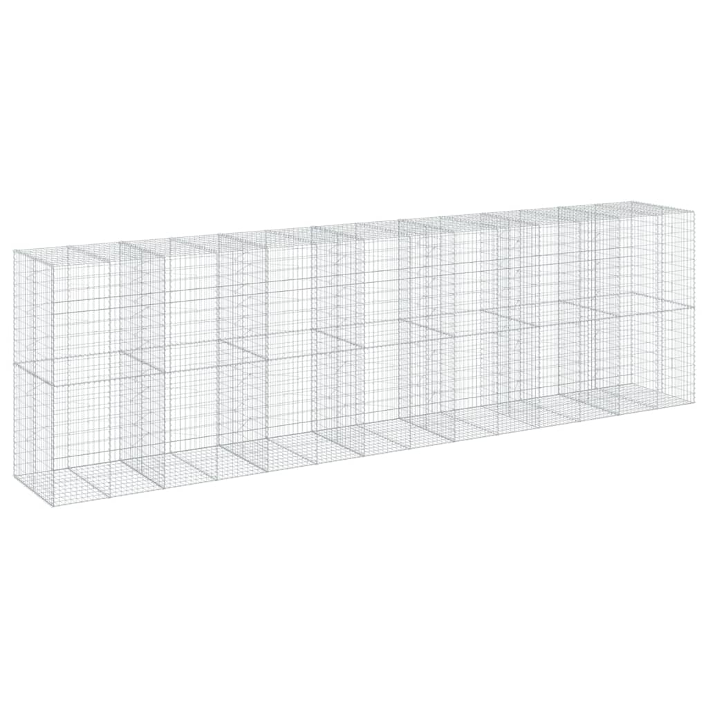 Schanskorf 700x100x200 cm gegalvaniseerd ijzer zilverkleurig is nu te koop bij PeponiXL, paradijselijk wonen!