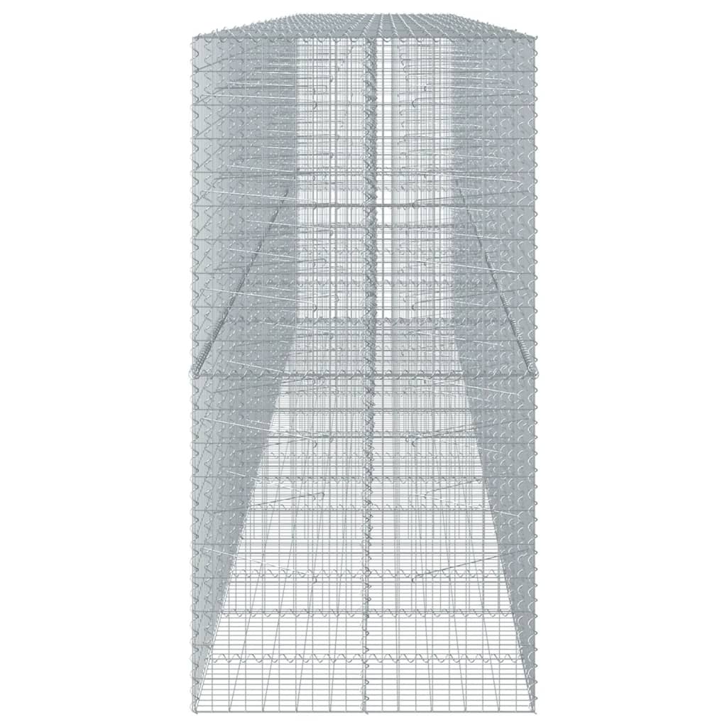 Schanskorf 750x100x200 cm gegalvaniseerd ijzer zilverkleurig is nu te koop bij PeponiXL, paradijselijk wonen!