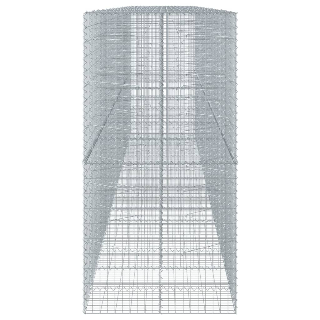 Schanskorf 800x100x200 cm gegalvaniseerd ijzer zilverkleurig is nu te koop bij PeponiXL, paradijselijk wonen!