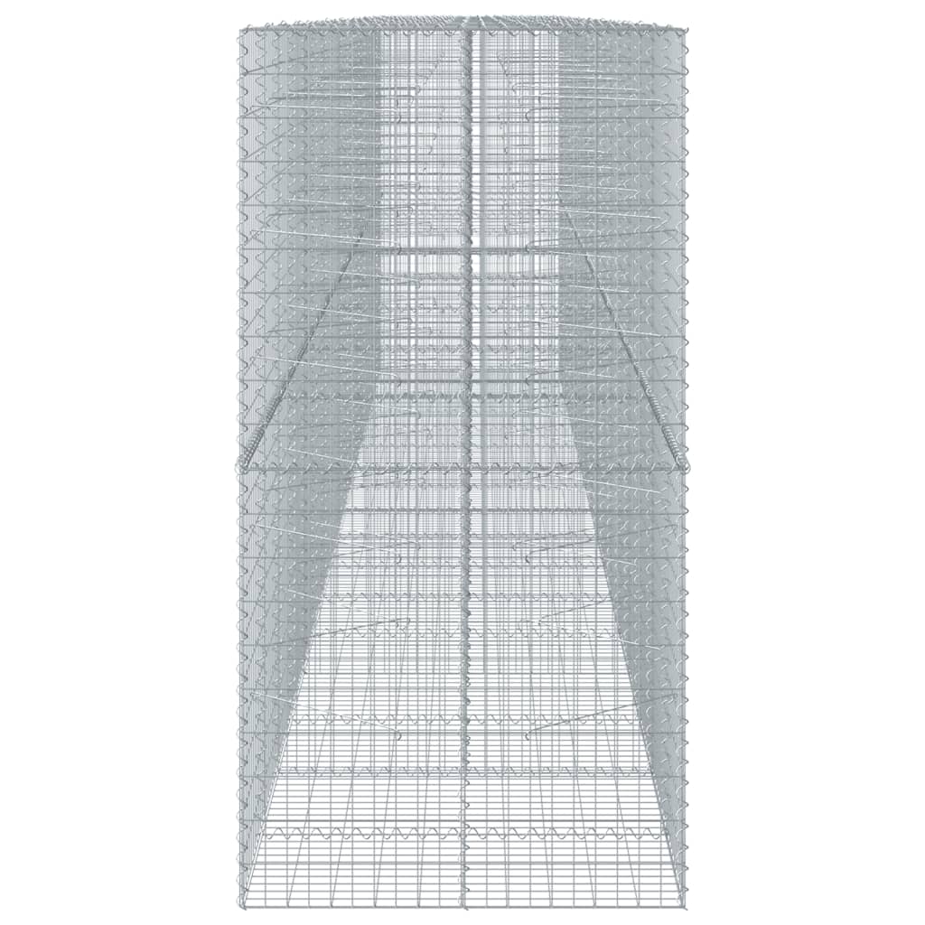 Schanskorf 850x100x200 cm gegalvaniseerd ijzer zilverkleurig is nu te koop bij PeponiXL, paradijselijk wonen!