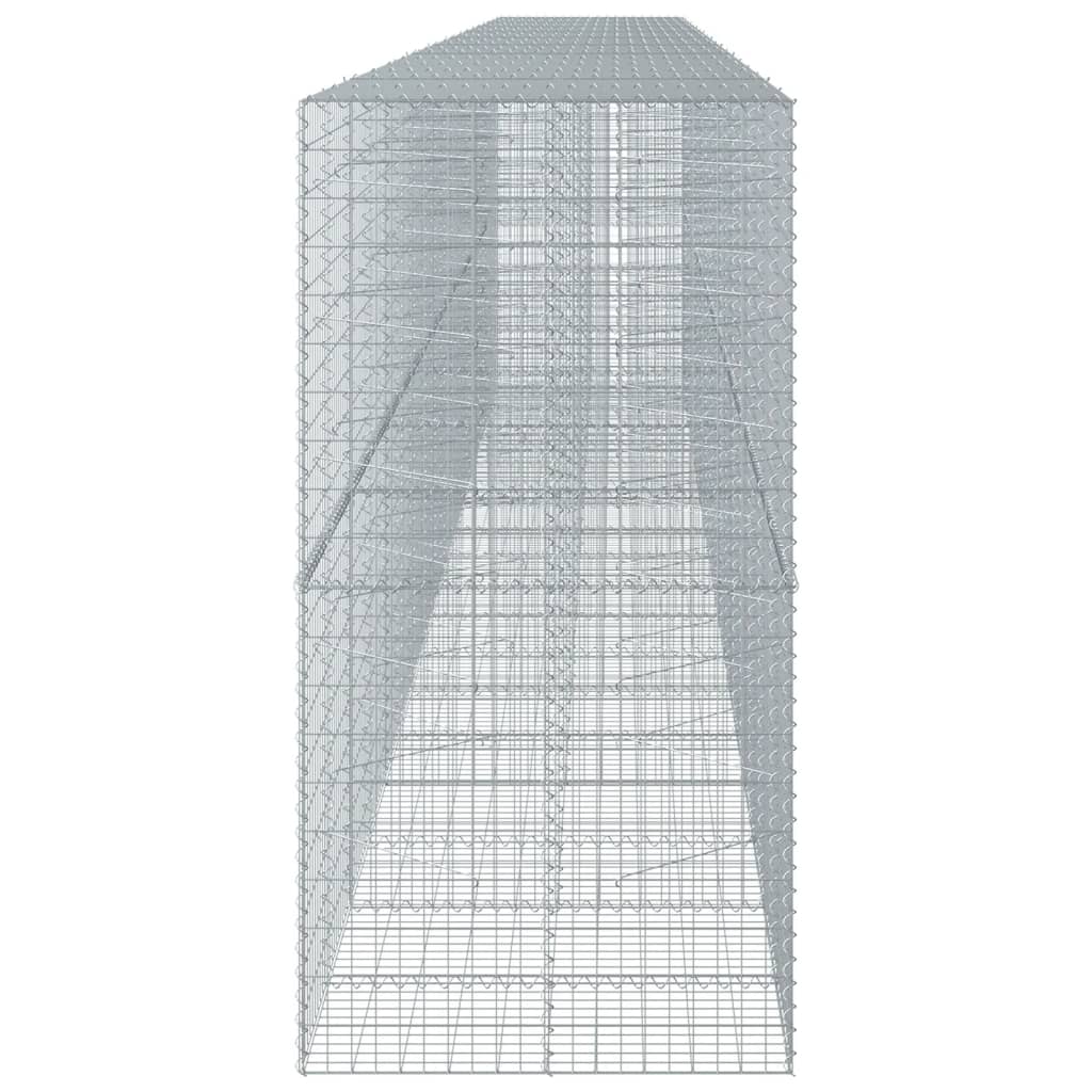 Schanskorf 950x100x200 cm gegalvaniseerd ijzer zilverkleurig is nu te koop bij PeponiXL, paradijselijk wonen!