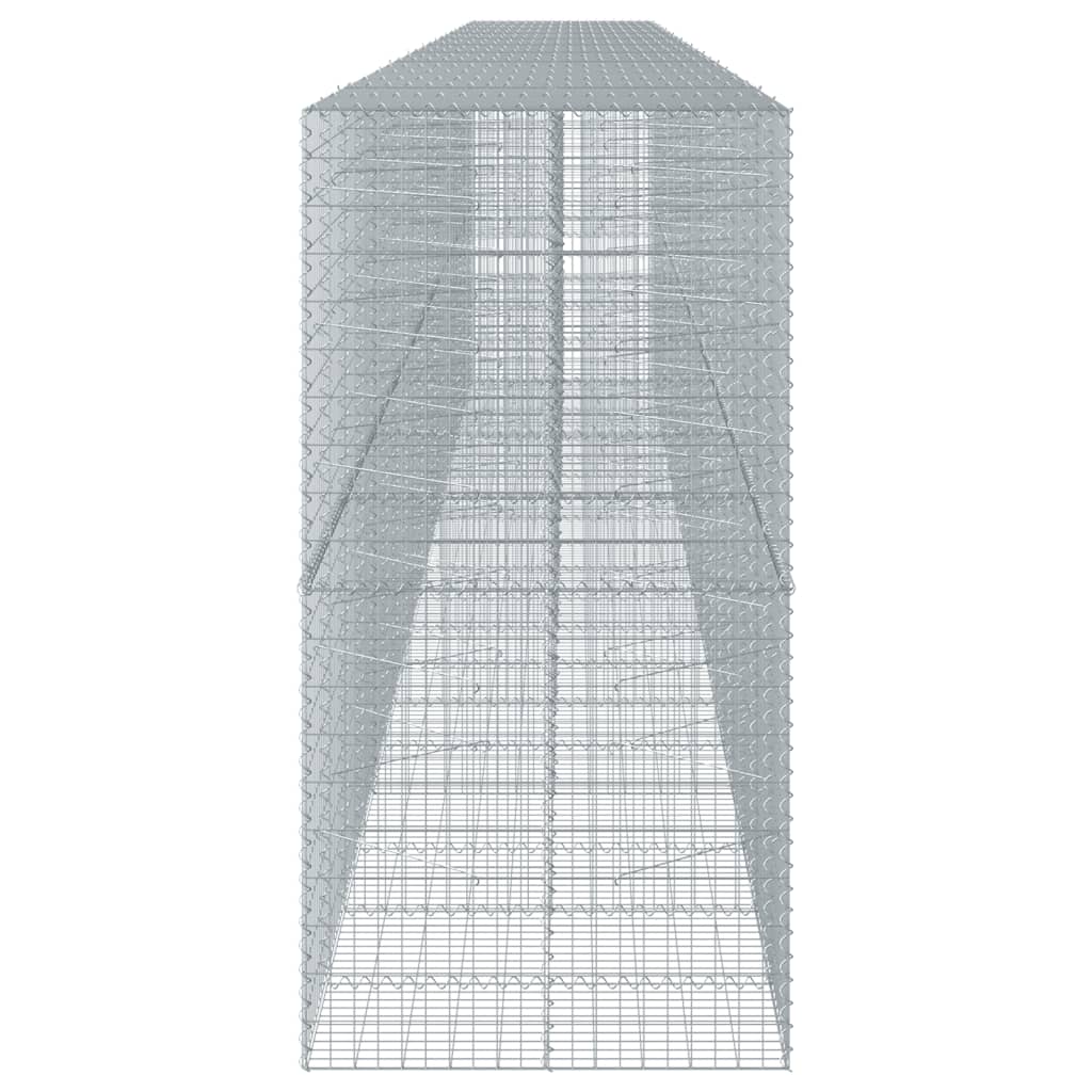 Schanskorf 1000x100x200 cm gegalvaniseerd ijzer zilverkleurig is nu te koop bij PeponiXL, paradijselijk wonen!