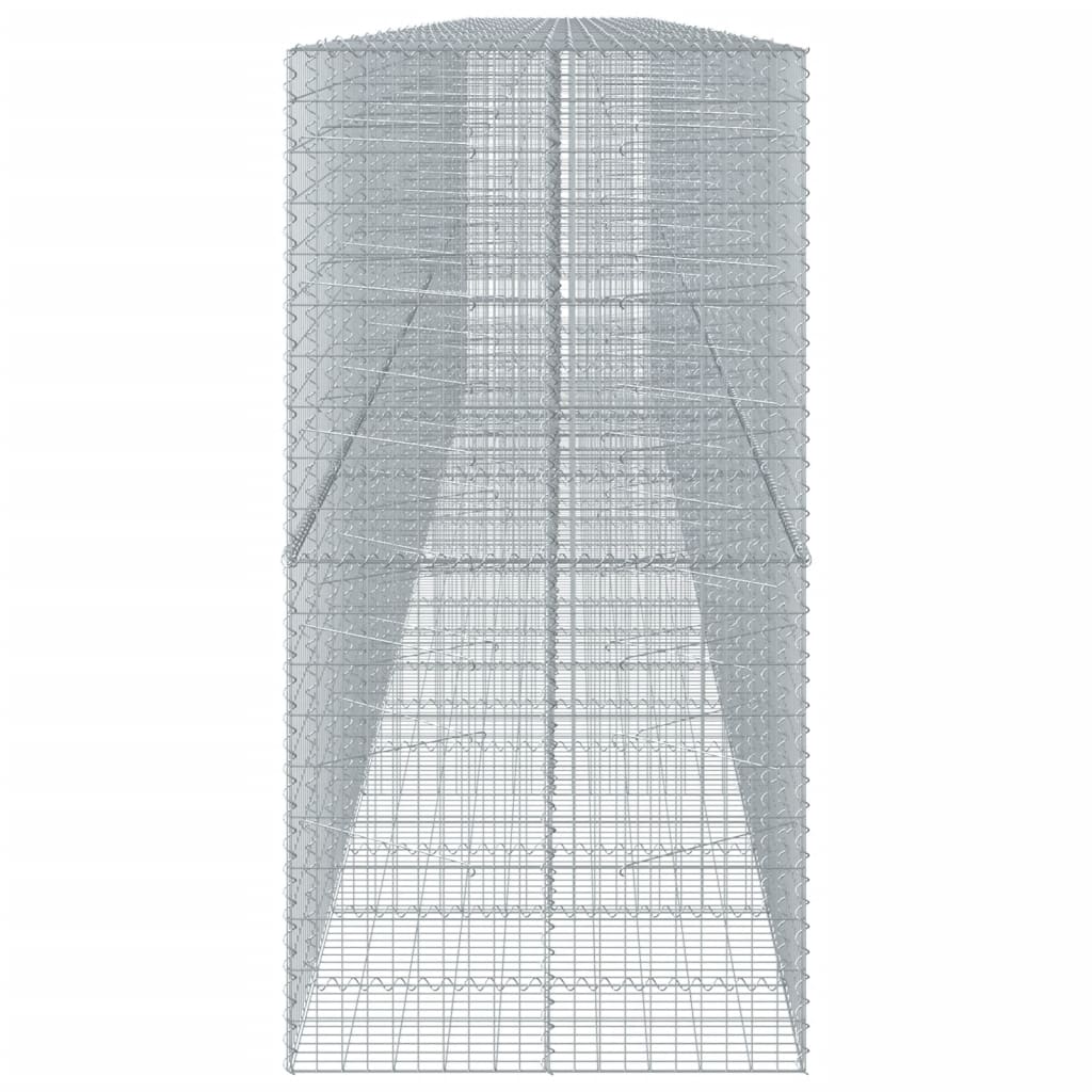 Schanskorf 1050x100x200 cm gegalvaniseerd ijzer zilverkleurig is nu te koop bij PeponiXL, paradijselijk wonen!