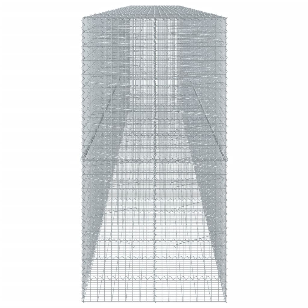 Schanskorf 1100x100x200 cm gegalvaniseerd ijzer zilverkleurig is nu te koop bij PeponiXL, paradijselijk wonen!