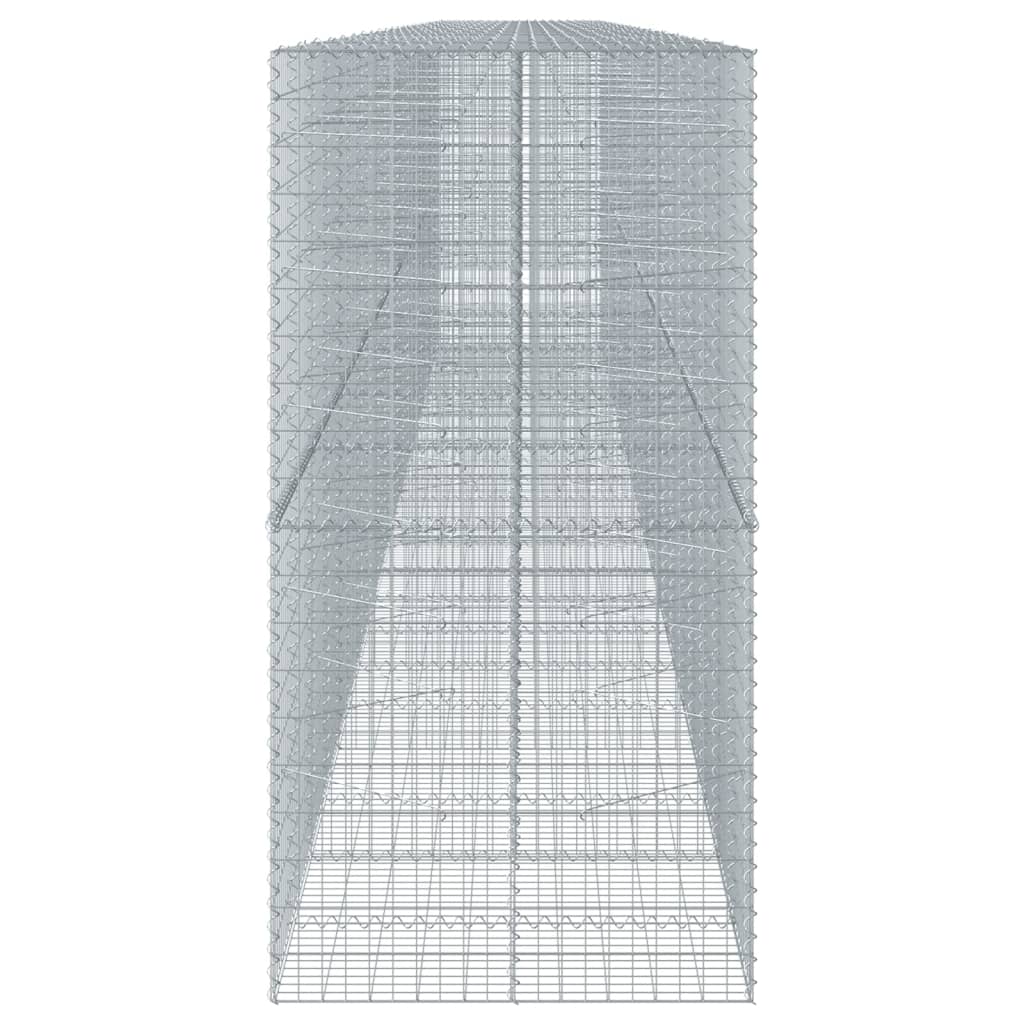 Schanskorf 1150x100x200 cm gegalvaniseerd ijzer zilverkleurig is nu te koop bij PeponiXL, paradijselijk wonen!
