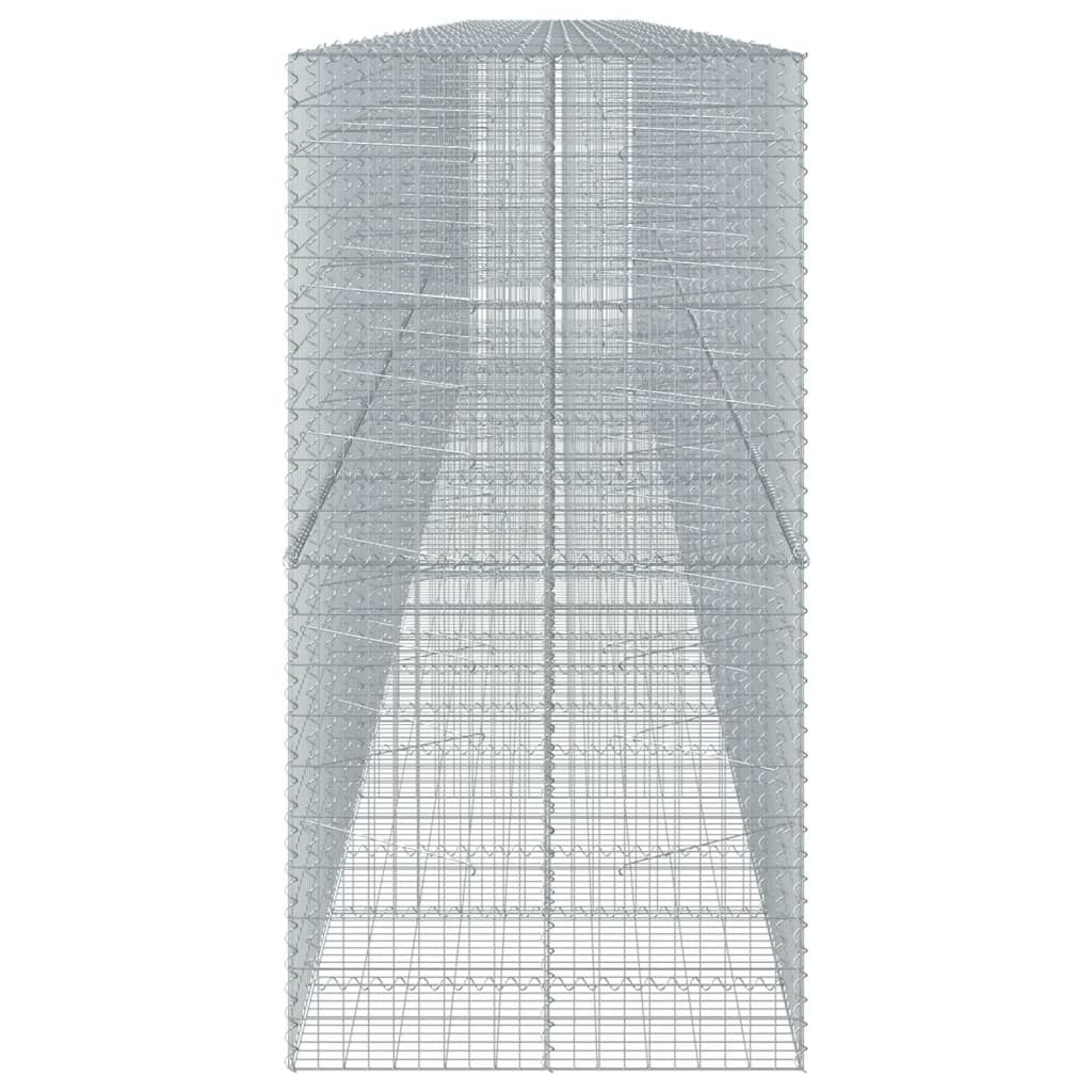 Schanskorf 1200x100x200 cm gegalvaniseerd ijzer zilverkleurig is nu te koop bij PeponiXL, paradijselijk wonen!