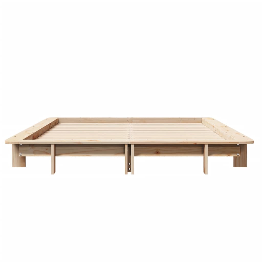 Bedframe zonder matras massief grenenhout 120x200 cm is nu te koop bij PeponiXL, paradijselijk wonen!