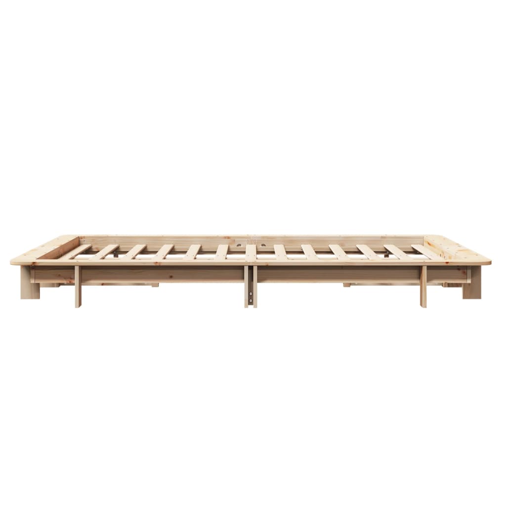Bedframe zonder matras massief grenenhout 120x200 cm is nu te koop bij PeponiXL, paradijselijk wonen!