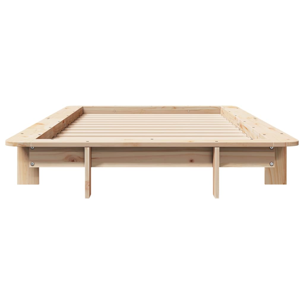 Bedframe zonder matras massief grenenhout 90x200 cm is nu te koop bij PeponiXL, paradijselijk wonen!