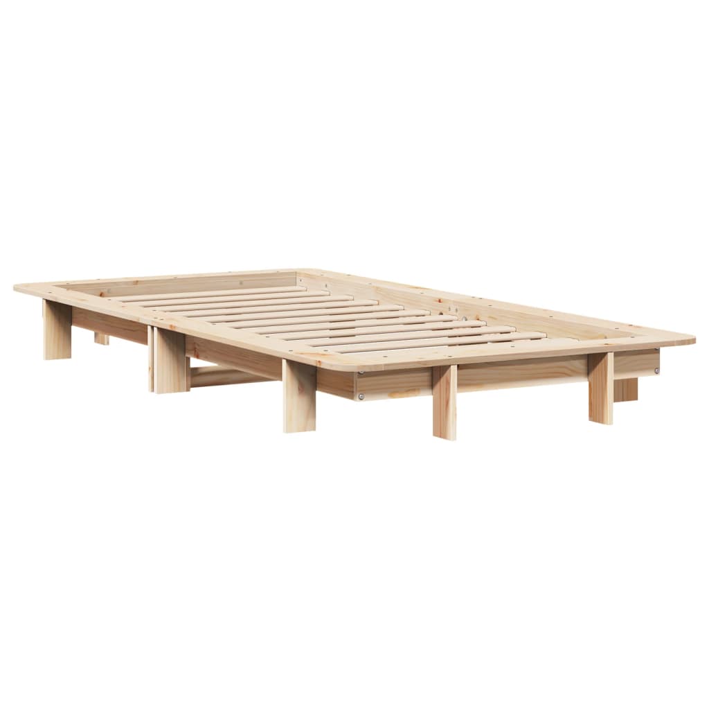 Bedframe zonder matras massief grenenhout 90x200 cm is nu te koop bij PeponiXL, paradijselijk wonen!