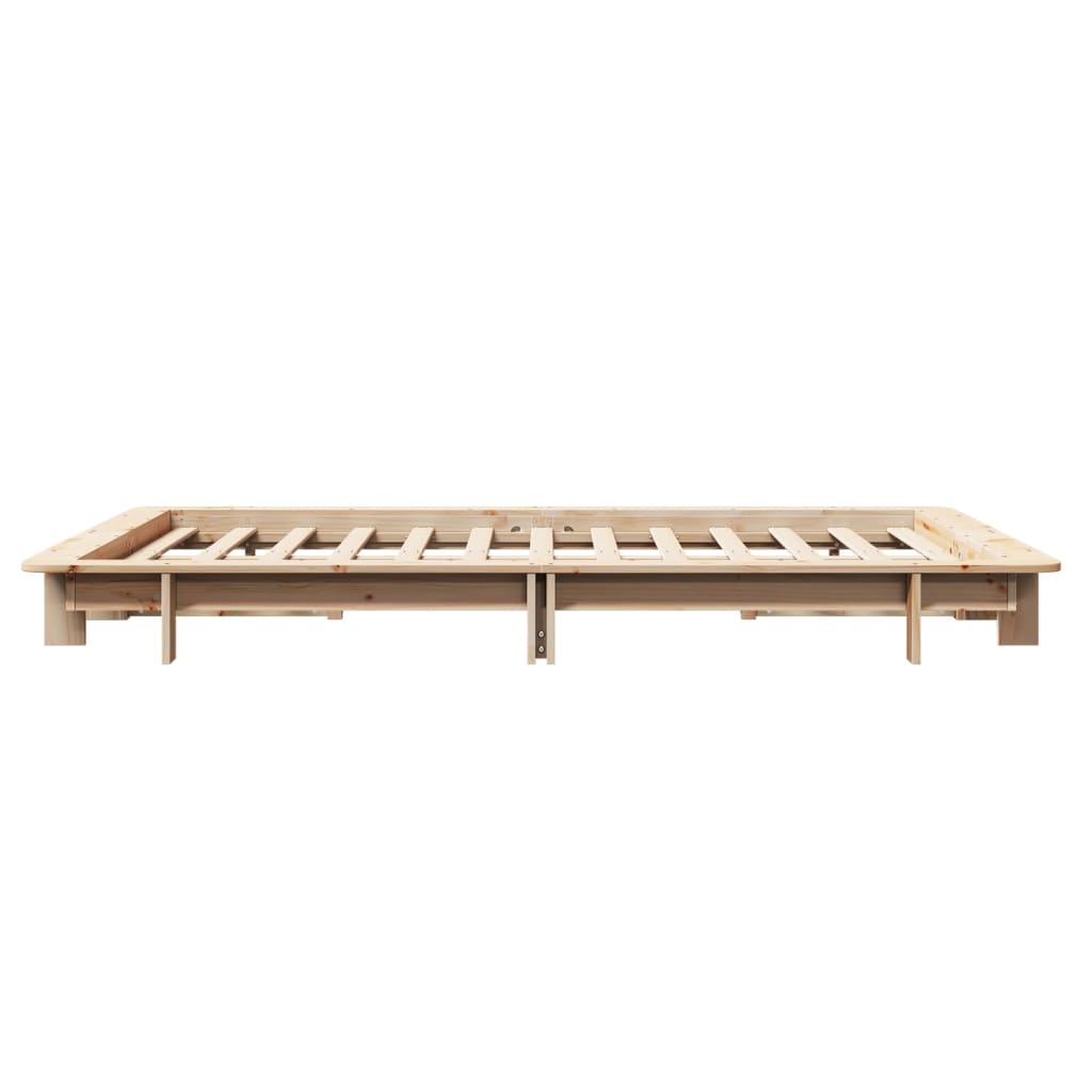 Bedframe zonder matras massief grenenhout 120x190 cm is nu te koop bij PeponiXL, paradijselijk wonen!