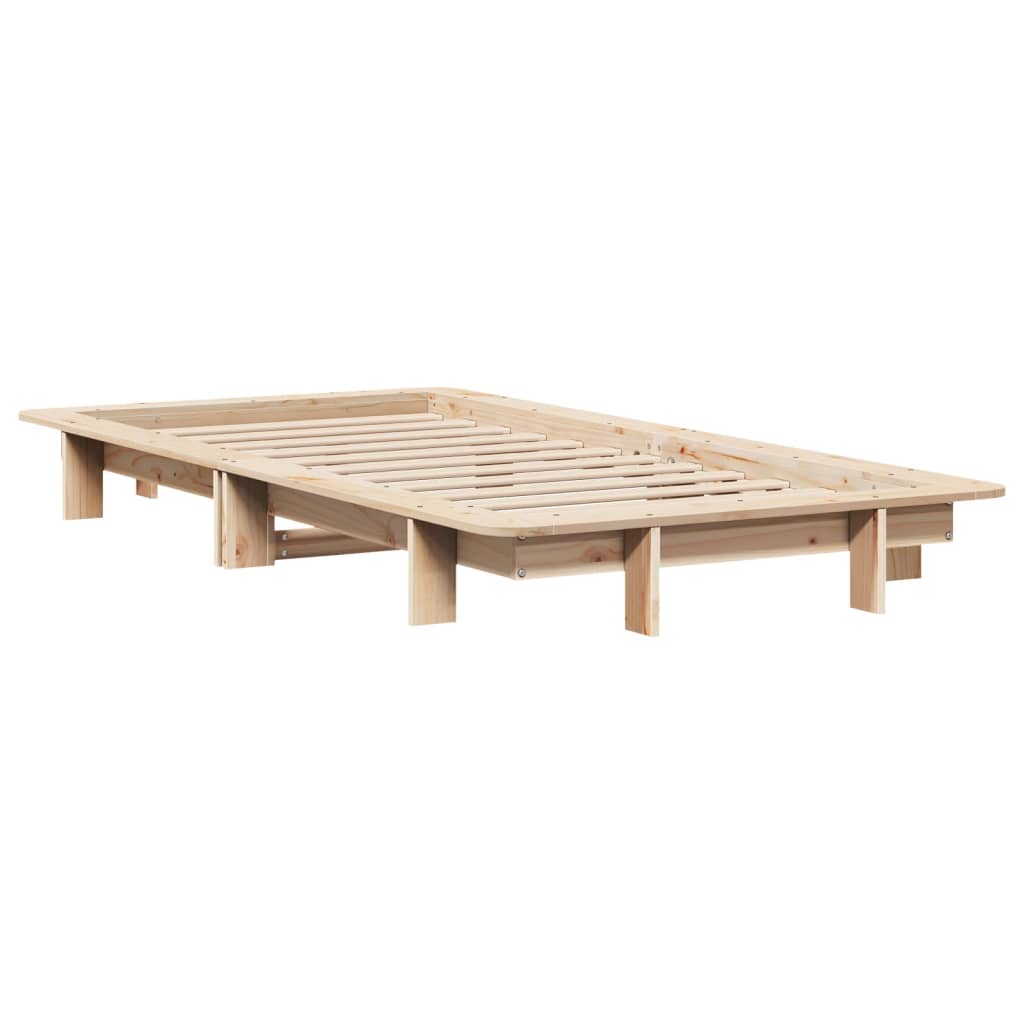 Bedframe zonder matras massief grenenhout 75x190 cm is nu te koop bij PeponiXL, paradijselijk wonen!