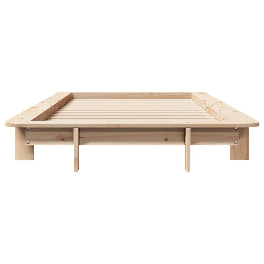 Bedframe zonder matras massief grenenhout 75x190 cm is nu te koop bij PeponiXL, paradijselijk wonen!