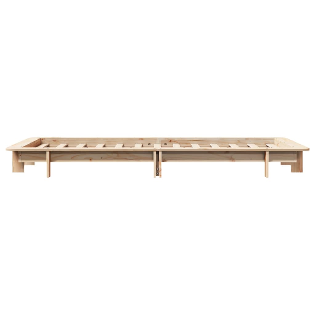 Bedframe zonder matras massief grenenhout 75x190 cm is nu te koop bij PeponiXL, paradijselijk wonen!