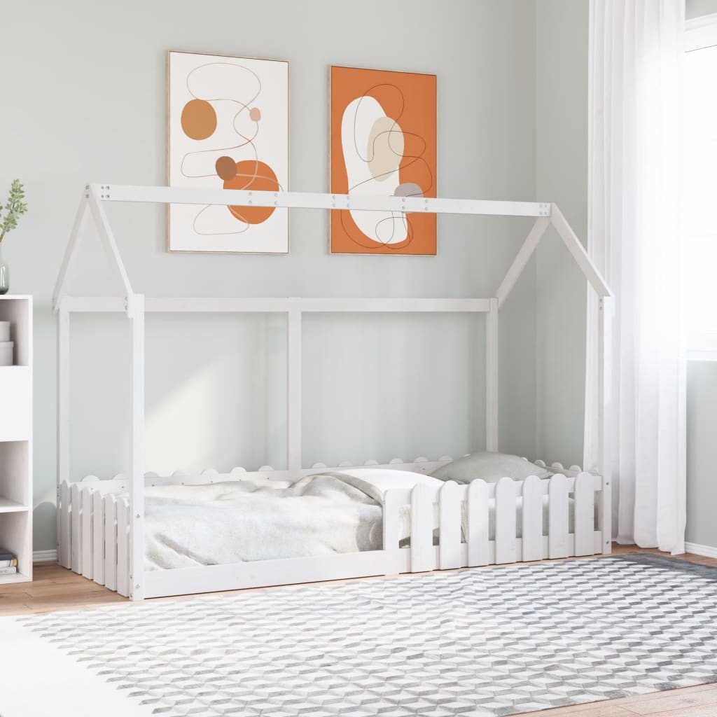 Bedhuis wit massief grenenhout 80x200 cm is nu te koop bij PeponiXL, paradijselijk wonen!