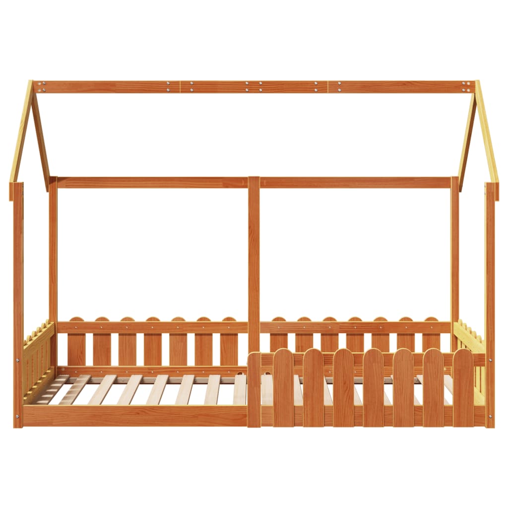 Bedhuis wasbruin massief grenenhout 90x190 cm is nu te koop bij PeponiXL, paradijselijk wonen!