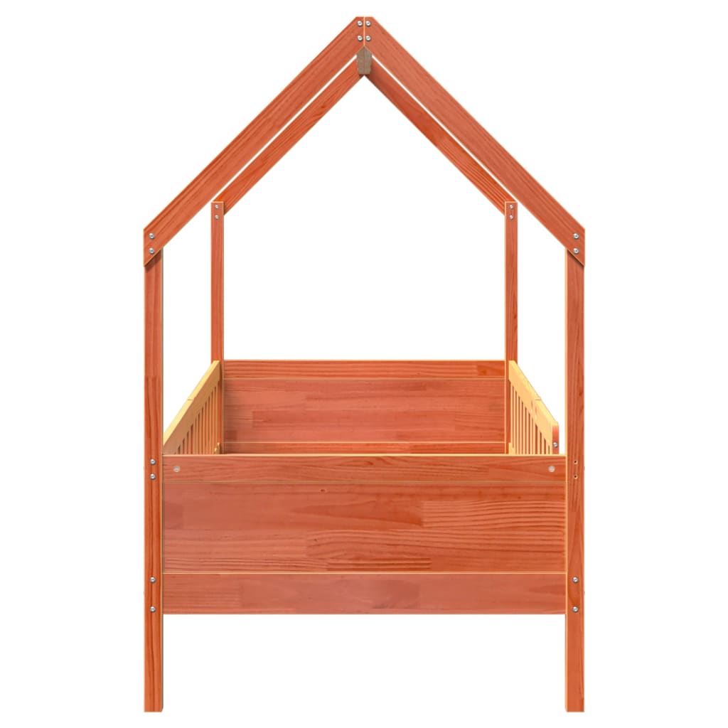 Bedhuis wasbruin massief grenenhout 90x190 cm is nu te koop bij PeponiXL, paradijselijk wonen!