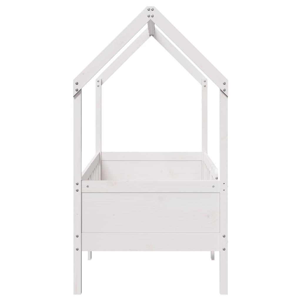 Bedhuis wit massief grenenhout 70x140 cm is nu te koop bij PeponiXL, paradijselijk wonen!