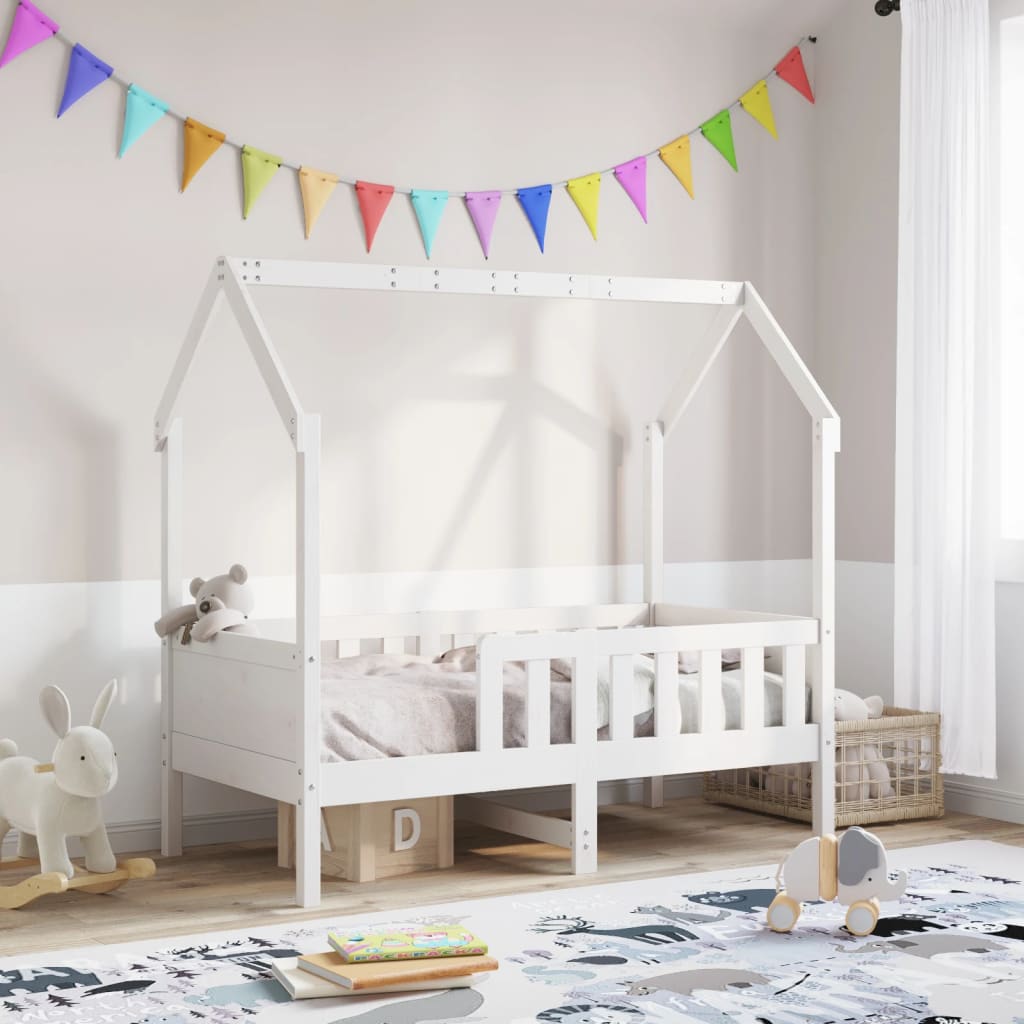 Bedhuis wit massief grenenhout 70x140 cm is nu te koop bij PeponiXL, paradijselijk wonen!