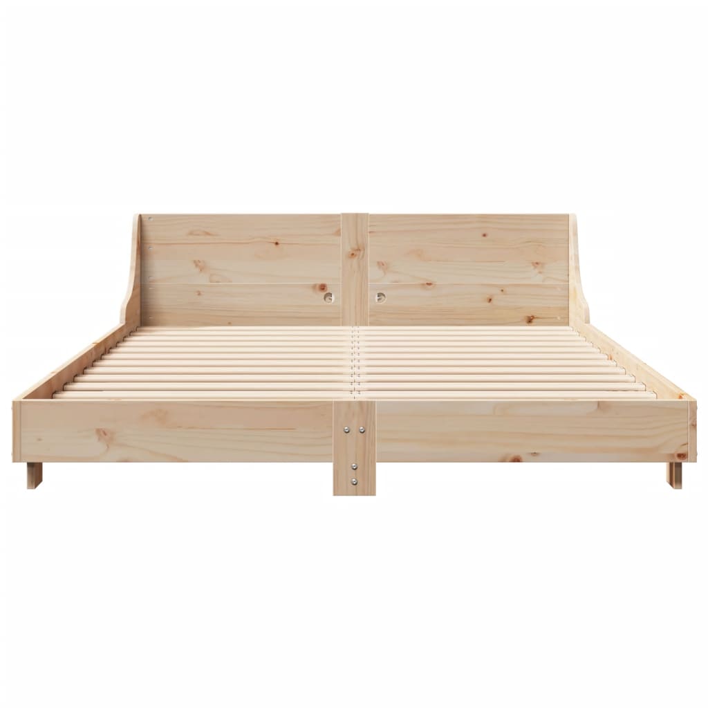 Bedframe zonder matras massief grenenhout 120x190 cm is nu te koop bij PeponiXL, paradijselijk wonen!