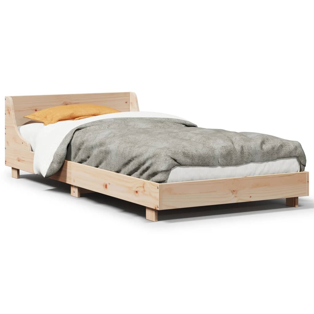 Bedframe zonder matras massief grenenhout 90x190 cm is nu te koop bij PeponiXL, paradijselijk wonen!