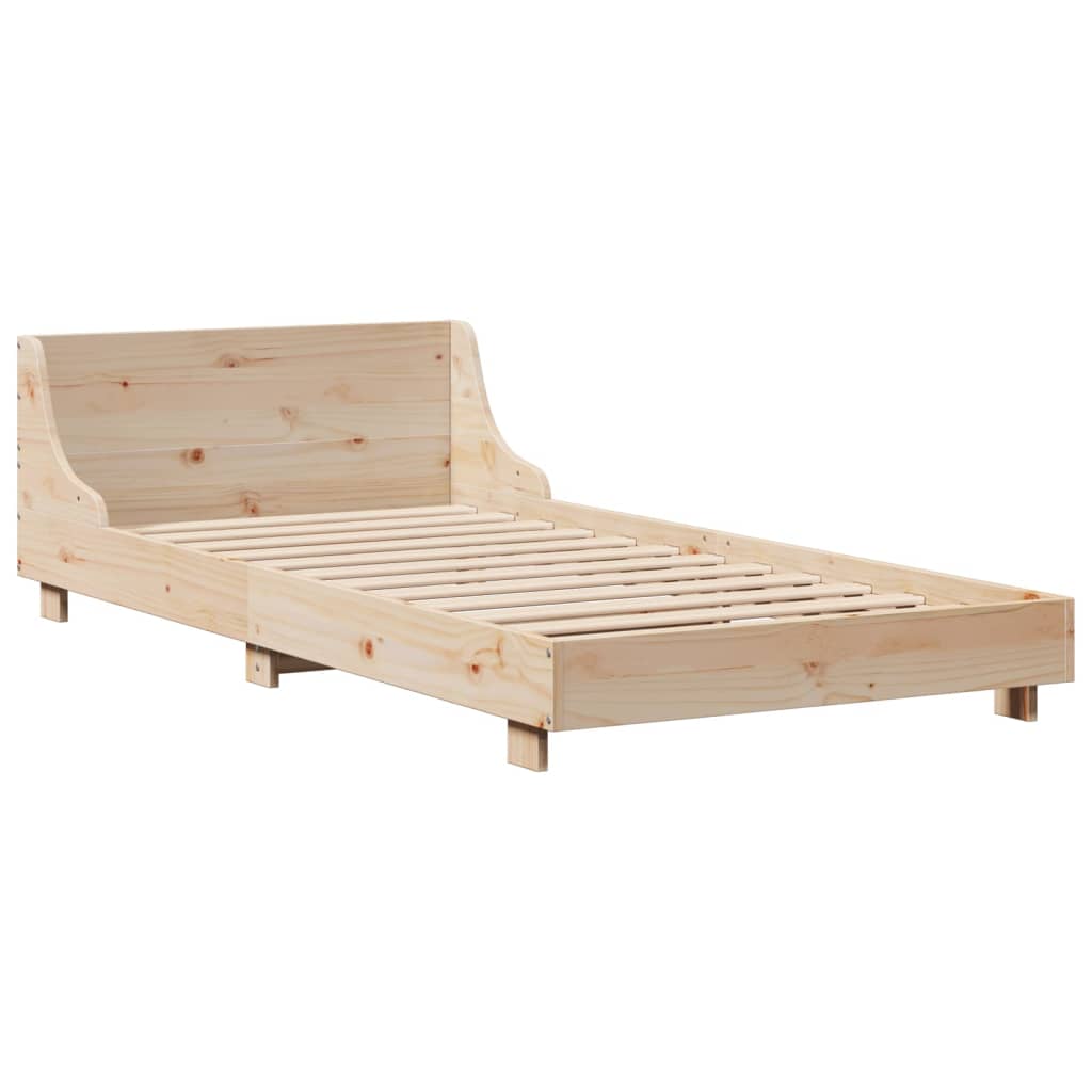Bedframe zonder matras massief grenenhout 90x190 cm is nu te koop bij PeponiXL, paradijselijk wonen!