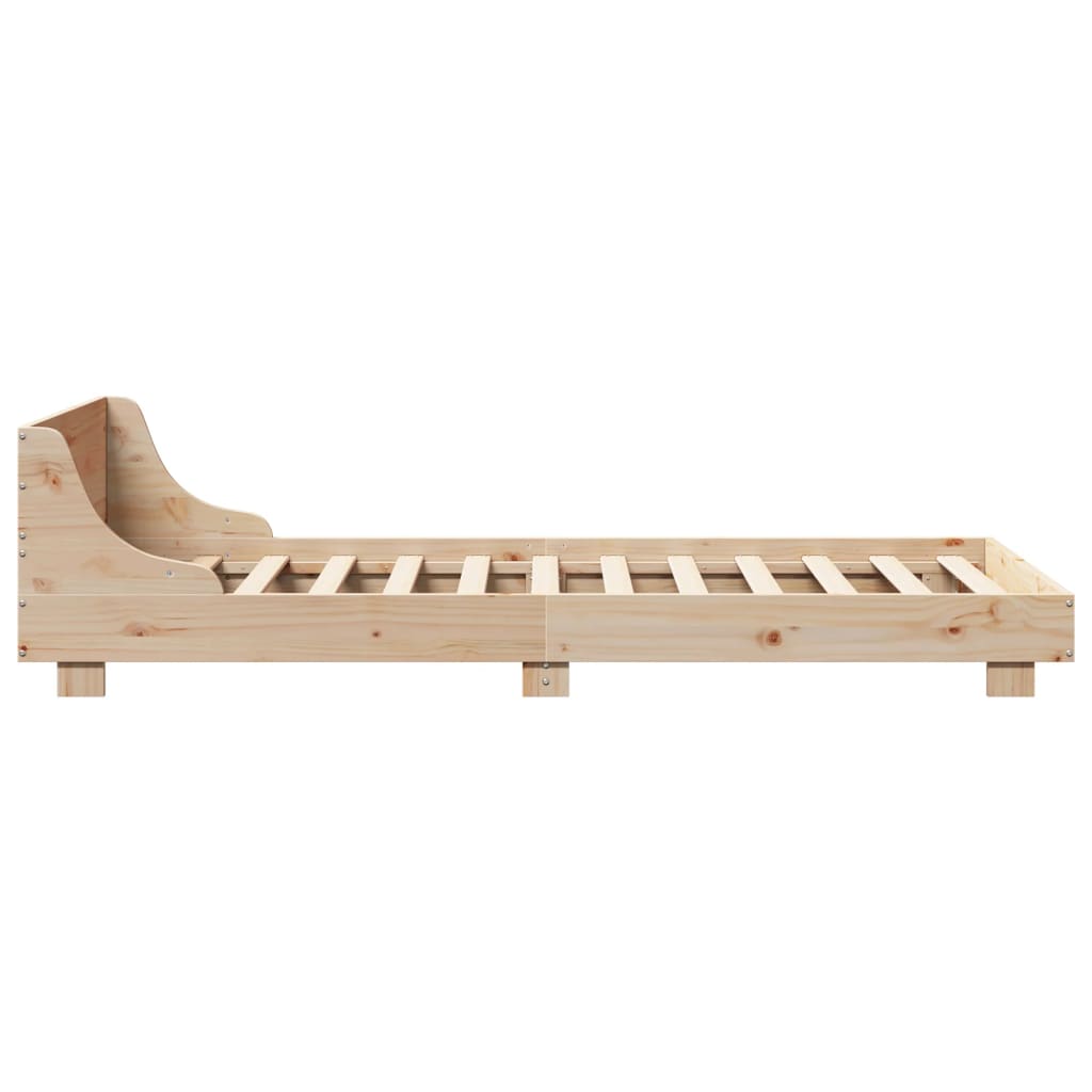 Bedframe zonder matras massief grenenhout 90x190 cm is nu te koop bij PeponiXL, paradijselijk wonen!