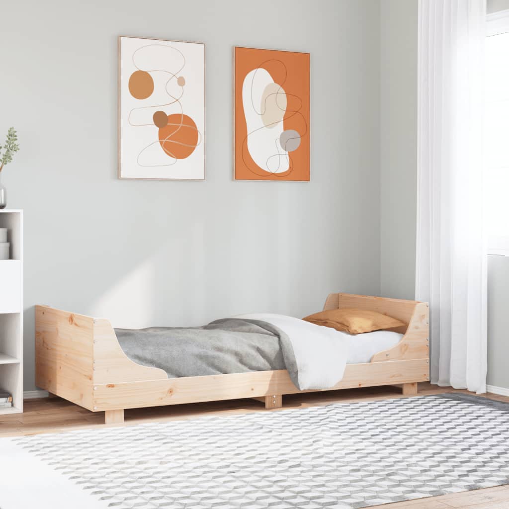 Bedframe zonder matras massief grenenhout 100x200 cm is nu te koop bij PeponiXL, paradijselijk wonen!