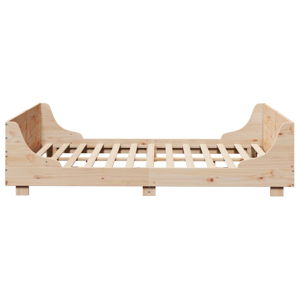 Bedframe zonder matras massief grenenhout 120x190 cm is nu te koop bij PeponiXL, paradijselijk wonen!