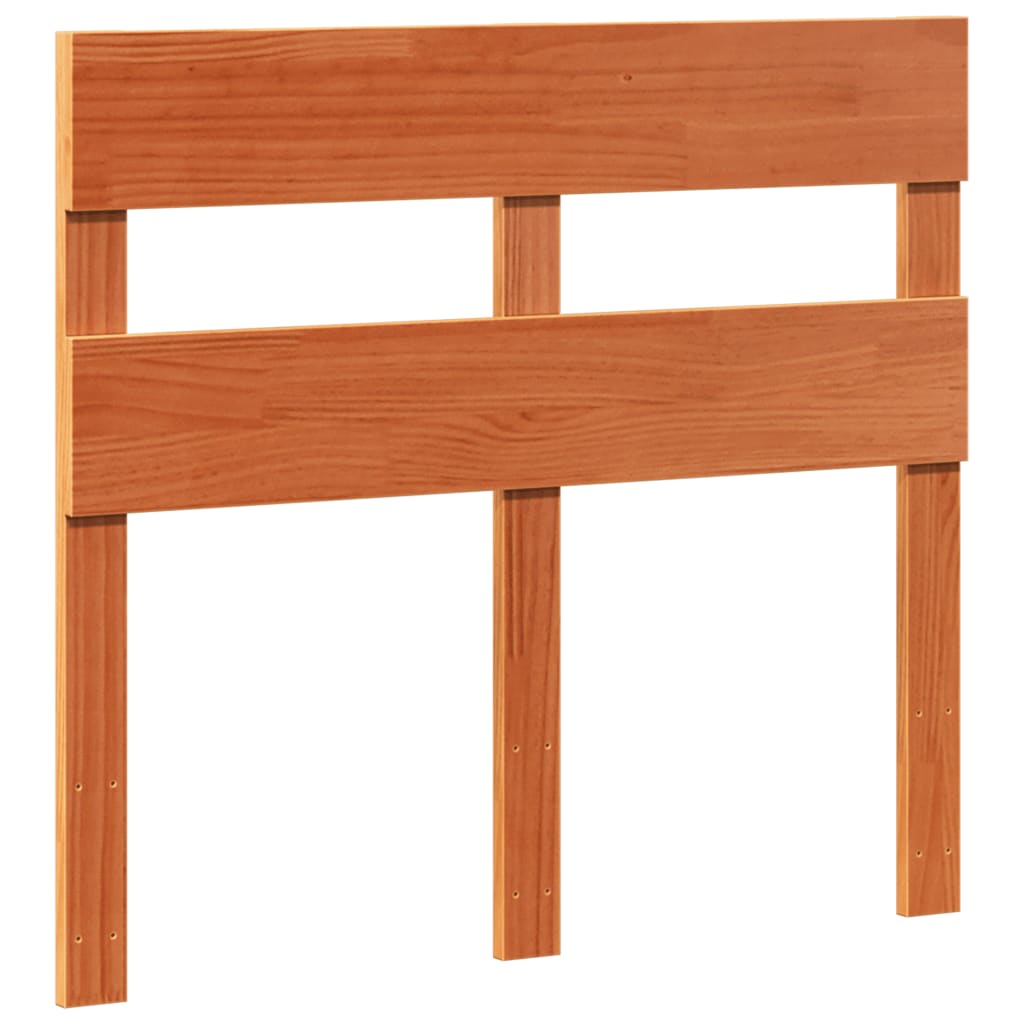 Bedframe zonder matras massief grenenhout wasbruin 90x200 cm is nu te koop bij PeponiXL, paradijselijk wonen!
