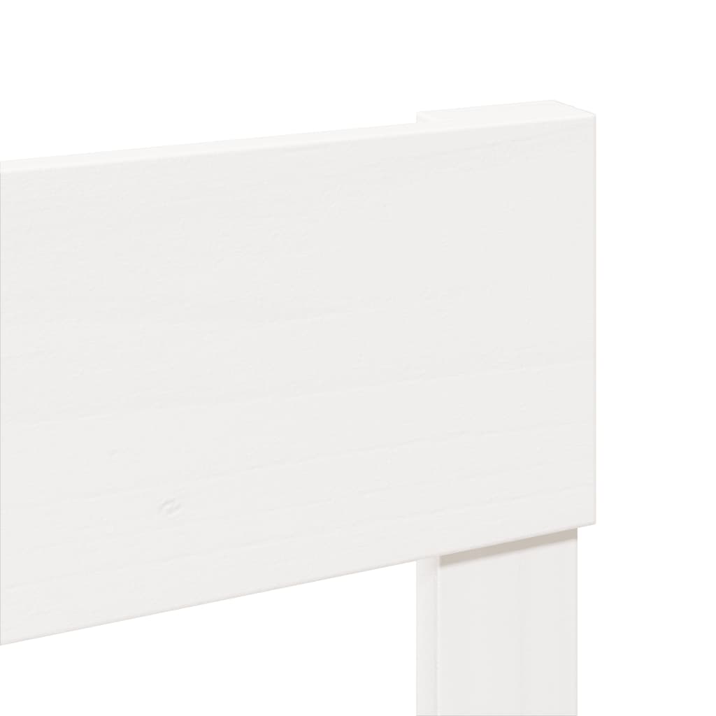 Bedframe zonder matras massief grenenhout wit 90x190 cm is nu te koop bij PeponiXL, paradijselijk wonen!