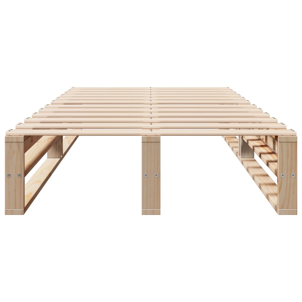 Bedframe zonder matras massief grenenhout 90x200 cm is nu te koop bij PeponiXL, paradijselijk wonen!