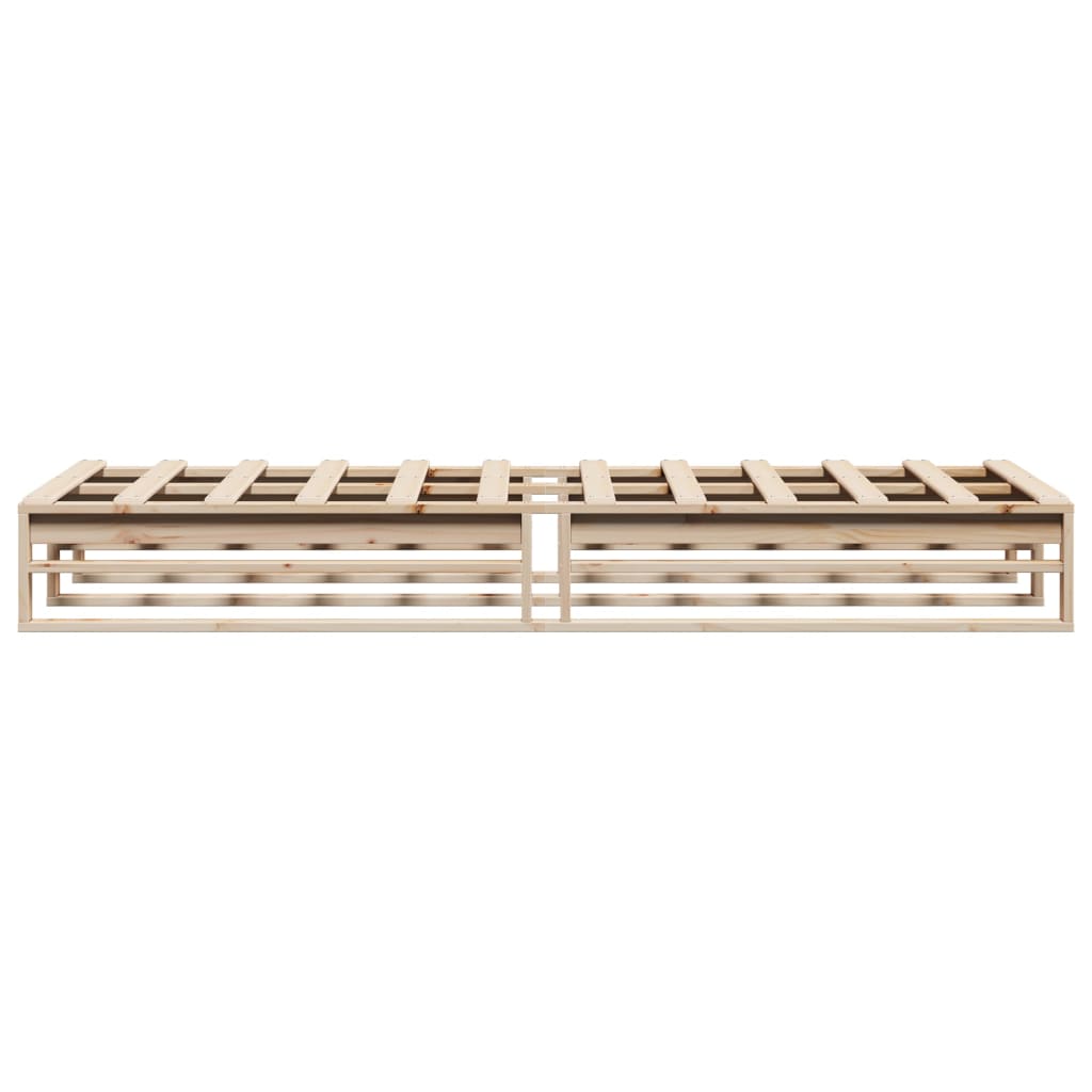 Bedframe zonder matras massief grenenhout 90x200 cm is nu te koop bij PeponiXL, paradijselijk wonen!