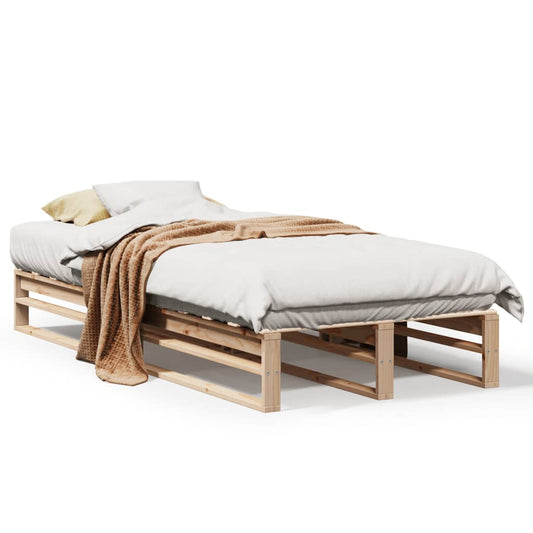 Bedframe zonder matras massief grenenhout 90x190 cm is nu te koop bij PeponiXL, paradijselijk wonen!
