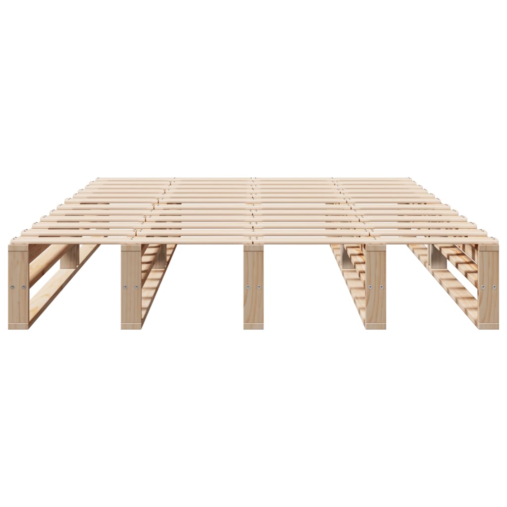 Bedframe zonder matras massief grenenhout 140x190 cm is nu te koop bij PeponiXL, paradijselijk wonen!