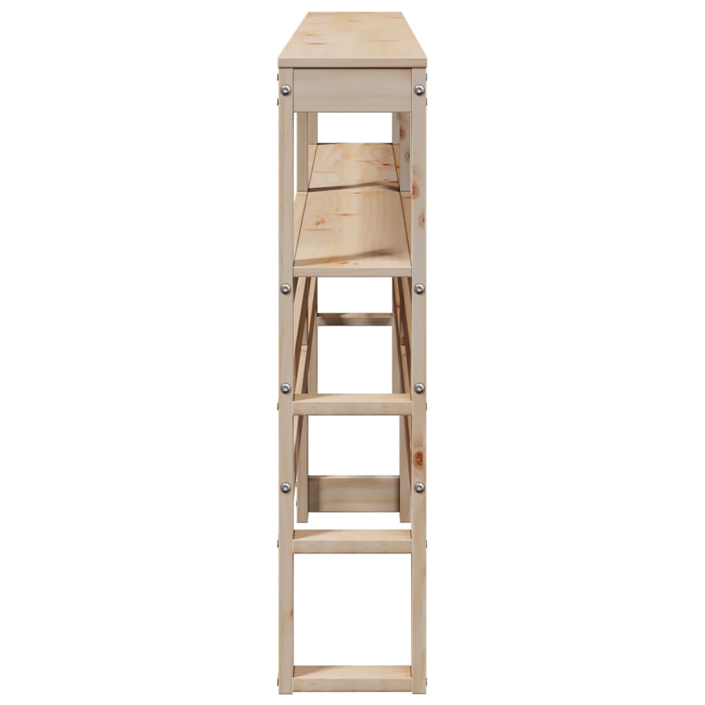 Hoofdbord met schappen 180 cm massief grenenhout is nu te koop bij PeponiXL, paradijselijk wonen!