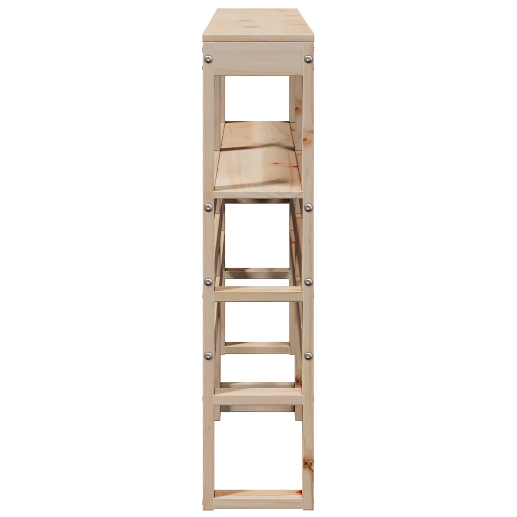 Hoofdbord met schappen 160 cm massief grenenhout is nu te koop bij PeponiXL, paradijselijk wonen!