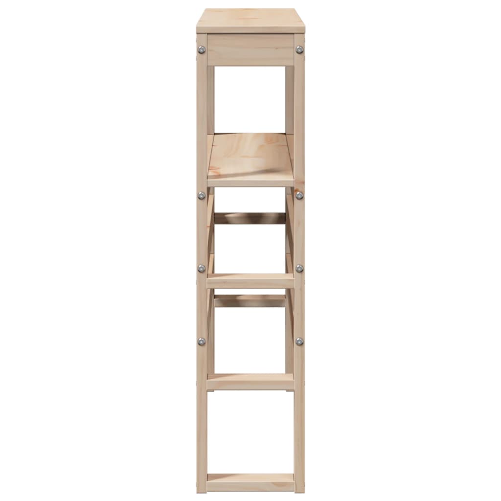 Hoofdbord met schappen 90 cm massief grenenhout is nu te koop bij PeponiXL, paradijselijk wonen!