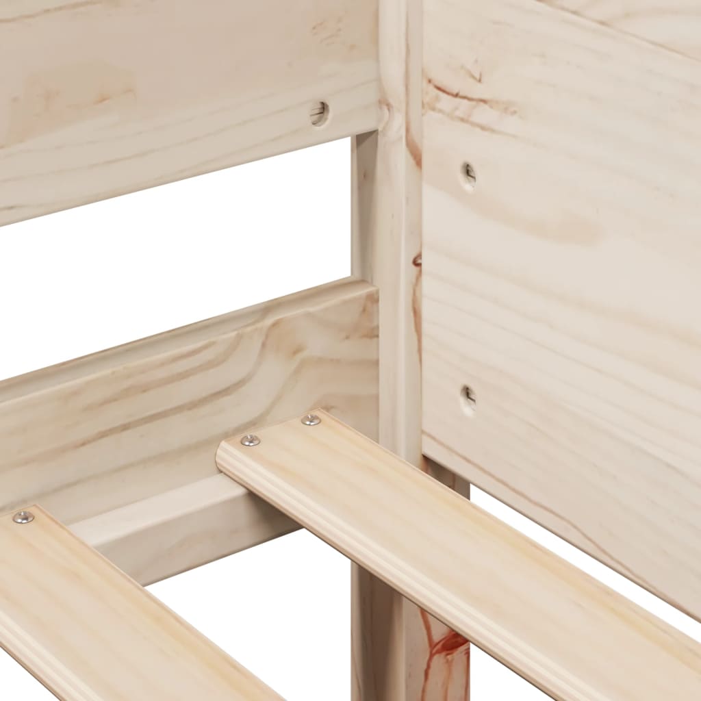 Bedframe zonder matras massief grenenhout 80x200 cm is nu te koop bij PeponiXL, paradijselijk wonen!