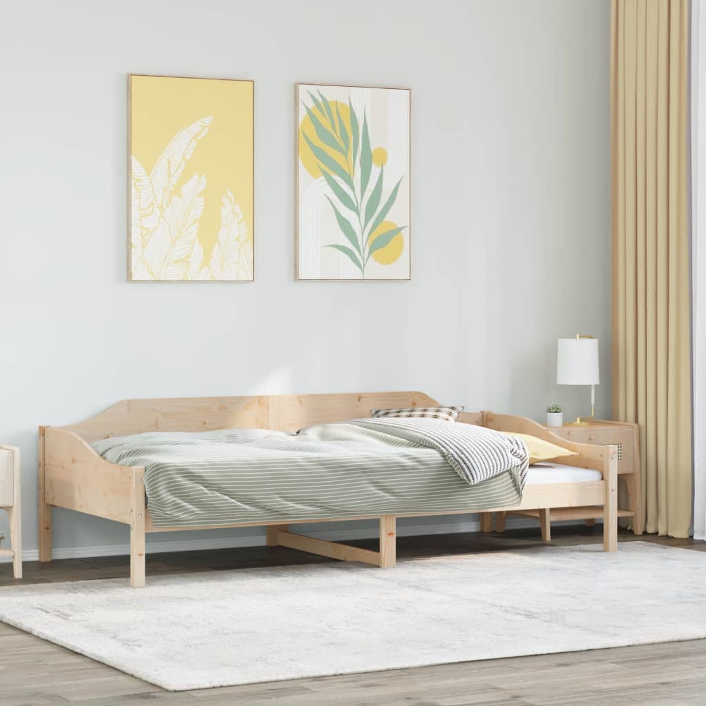 Bedframe zonder matras massief grenenhout 90x200 cm is nu te koop bij PeponiXL, paradijselijk wonen!