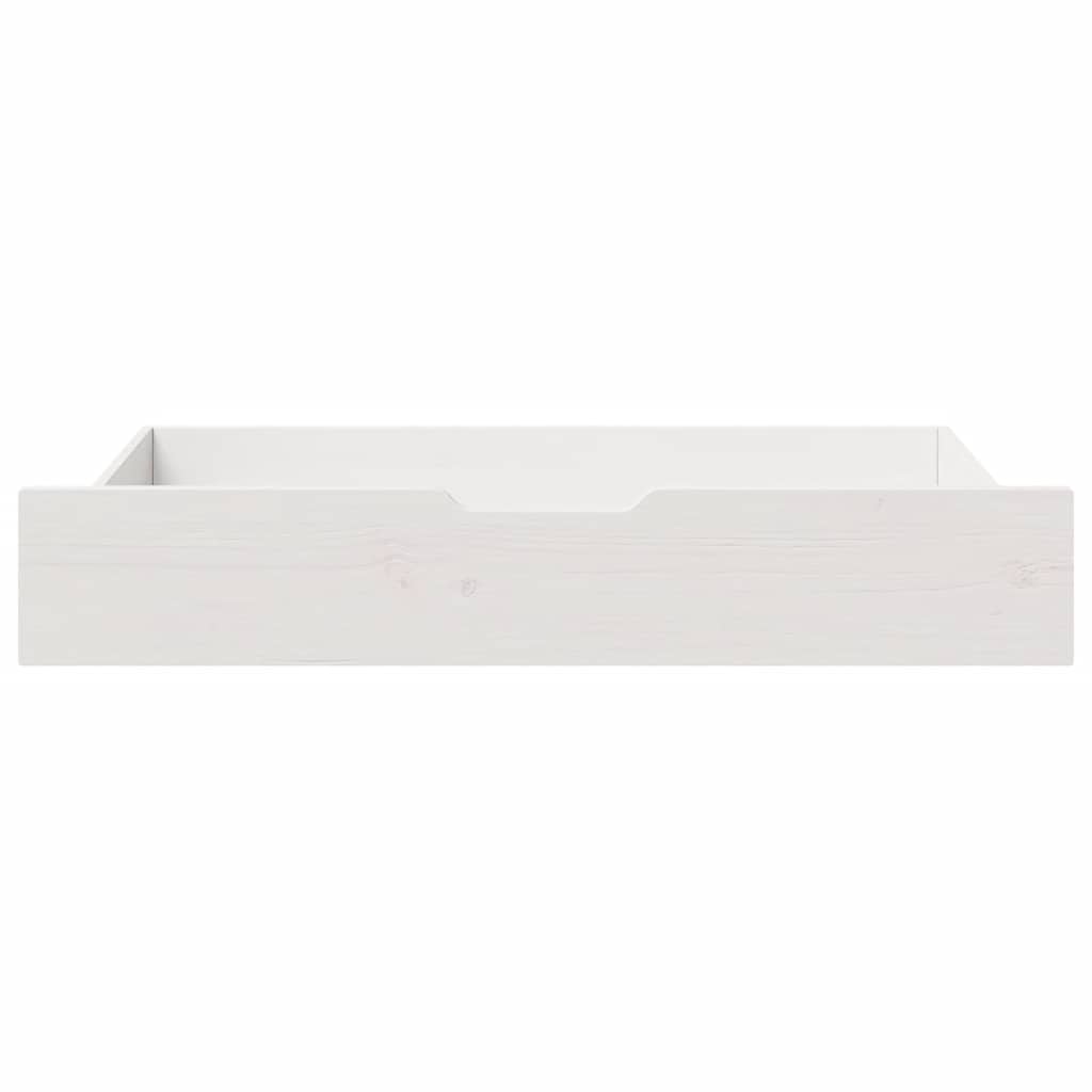 Bedlades 2 st 90x55x17 cm massief grenenhout wit is nu te koop bij PeponiXL, paradijselijk wonen!