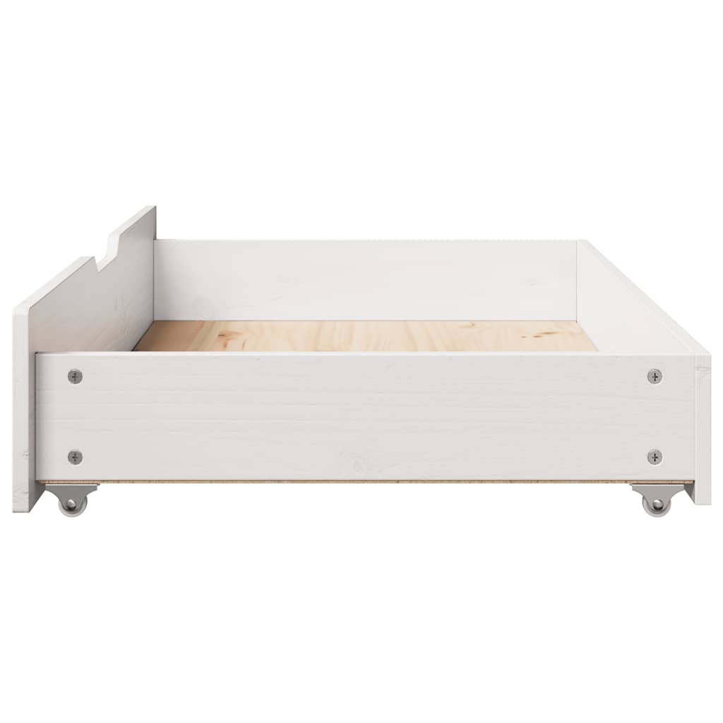 Bedlades 2 st 90x55x17 cm massief grenenhout wit is nu te koop bij PeponiXL, paradijselijk wonen!