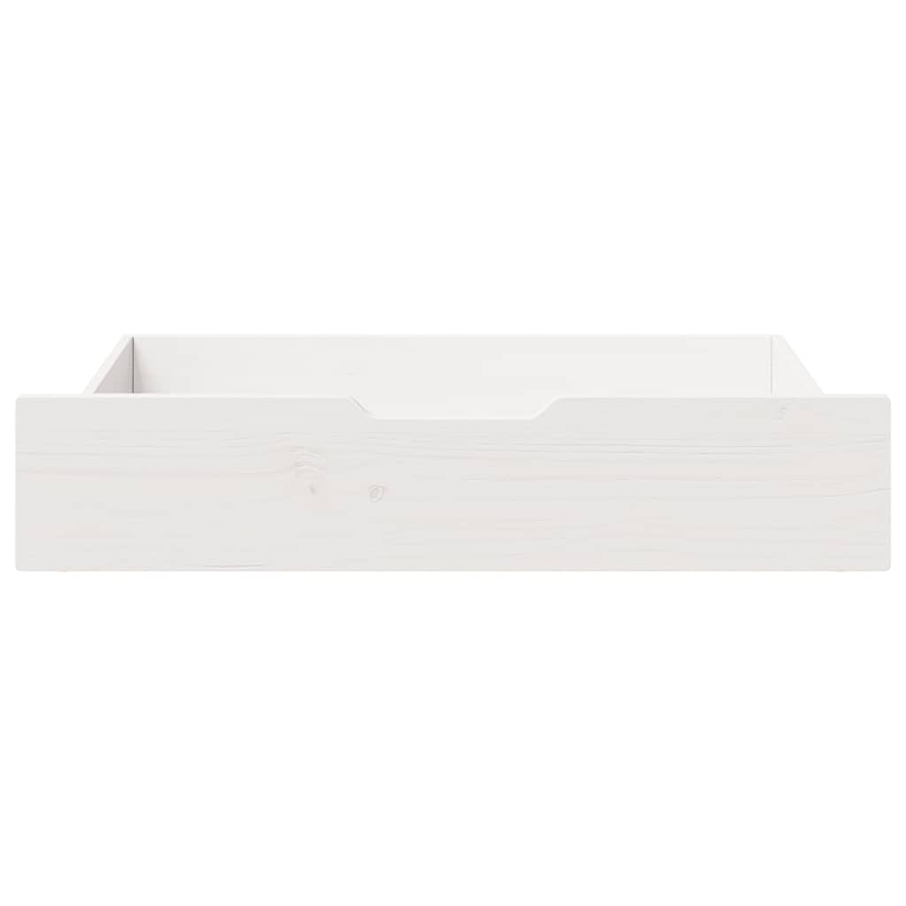 Bedlades 2 st 80x55x17 cm massief grenenhout wit is nu te koop bij PeponiXL, paradijselijk wonen!