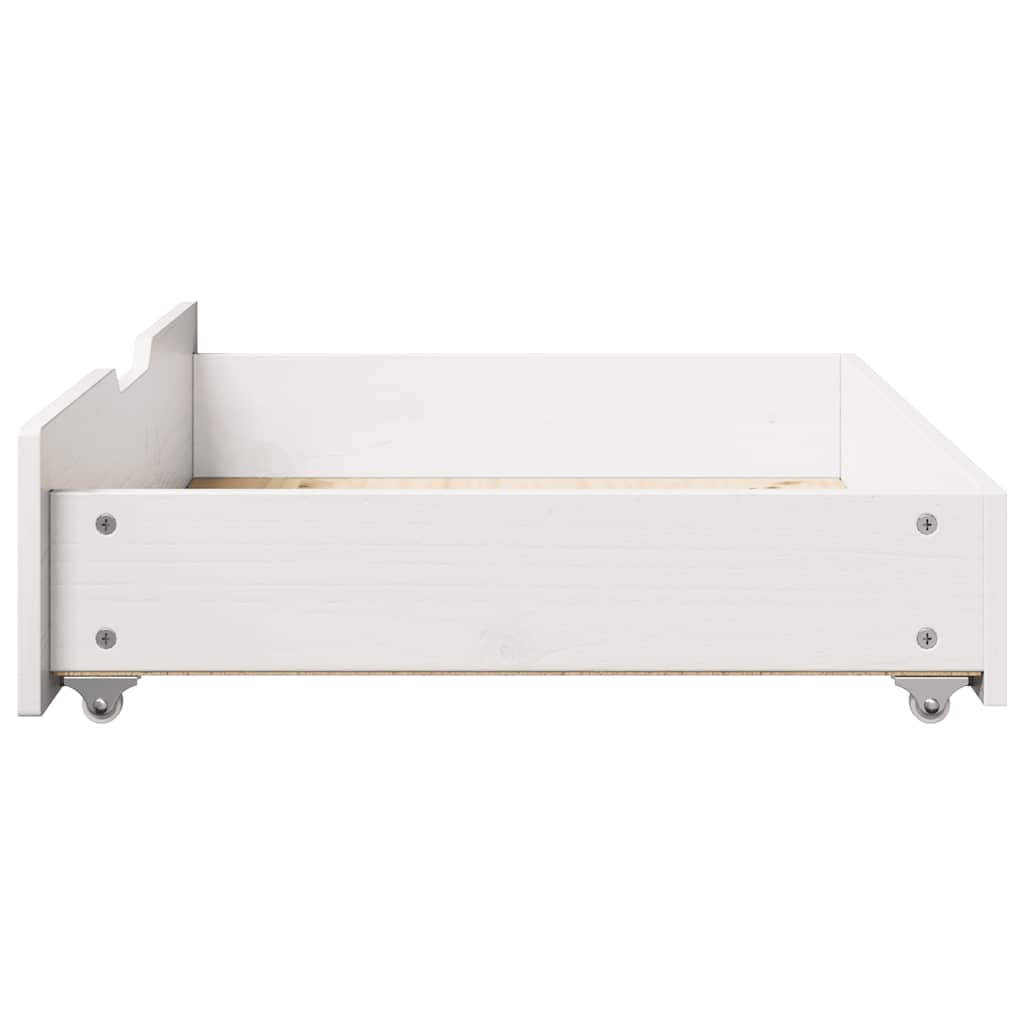 Bedlades 2 st 80x55x17 cm massief grenenhout wit is nu te koop bij PeponiXL, paradijselijk wonen!