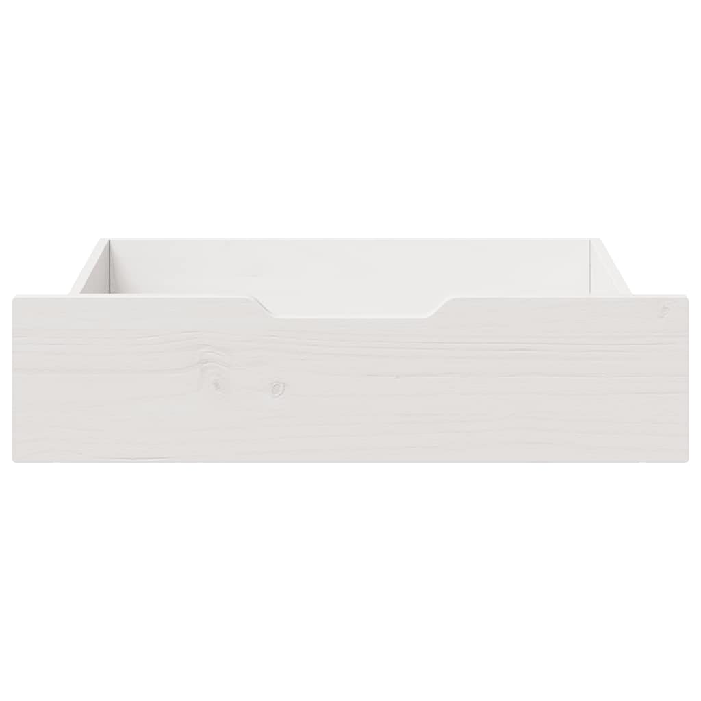 Bedlades 2 st 75x55x17 cm massief grenenhout wit is nu te koop bij PeponiXL, paradijselijk wonen!