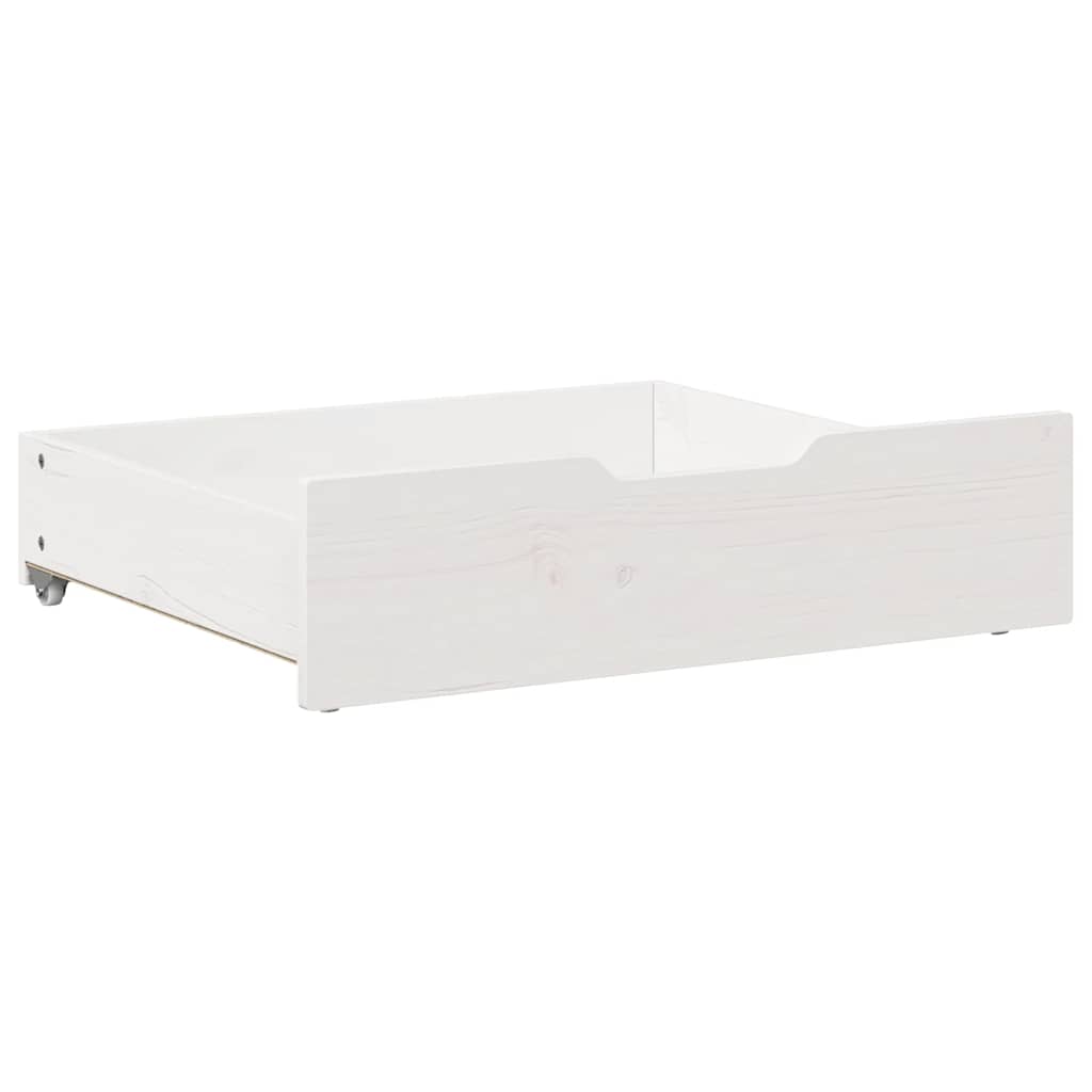 Bedlades 2 st 75x55x17 cm massief grenenhout wit is nu te koop bij PeponiXL, paradijselijk wonen!
